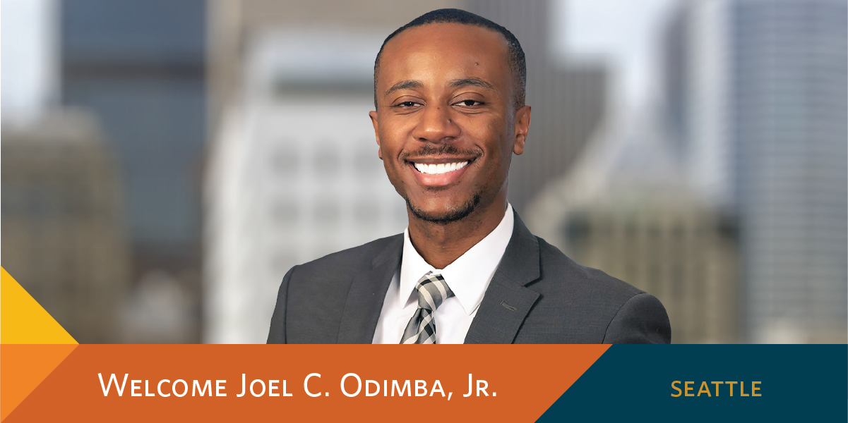 Family Law Attorney Joel C. Odimba, Jr. Joins McKinley Irvin in Seattle