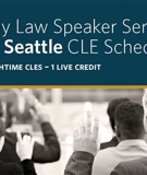 2016 Seattle Family Law Speaker Series CLEs