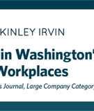 McKinley Irvin Ranked #5 Best Workplace in Washington by Puget Sound Business Journal