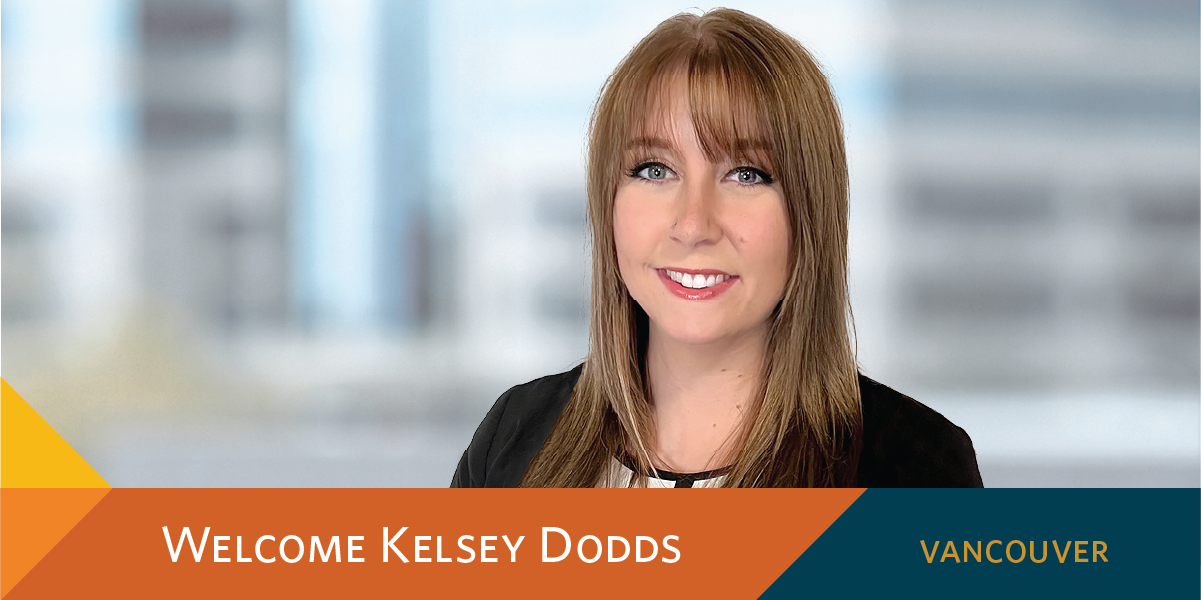 Attorney Kelsey Dodds Joins McKinley Irvin in Vancouver