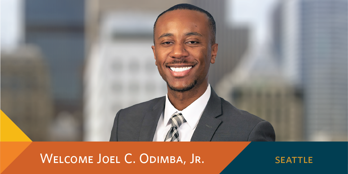 McKinley Irvin Welcomes Joel C. Odimba, Jr.