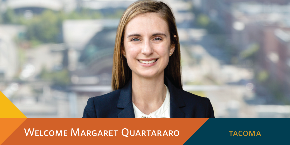 McKinley Irvin Welcomes Attorney Margaret Quartararo in Tacoma