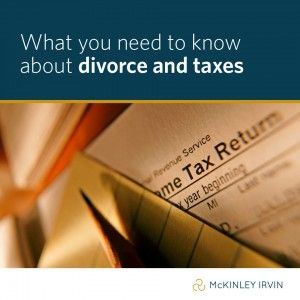 What You Need to Know About Divorce and Taxes