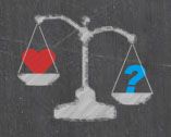 Scale illustrating discrepancies in legal rights for same-sex couples