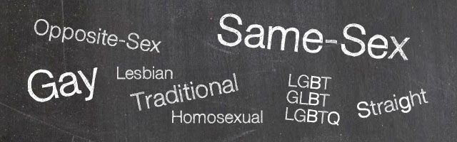 Different terms for LGBT