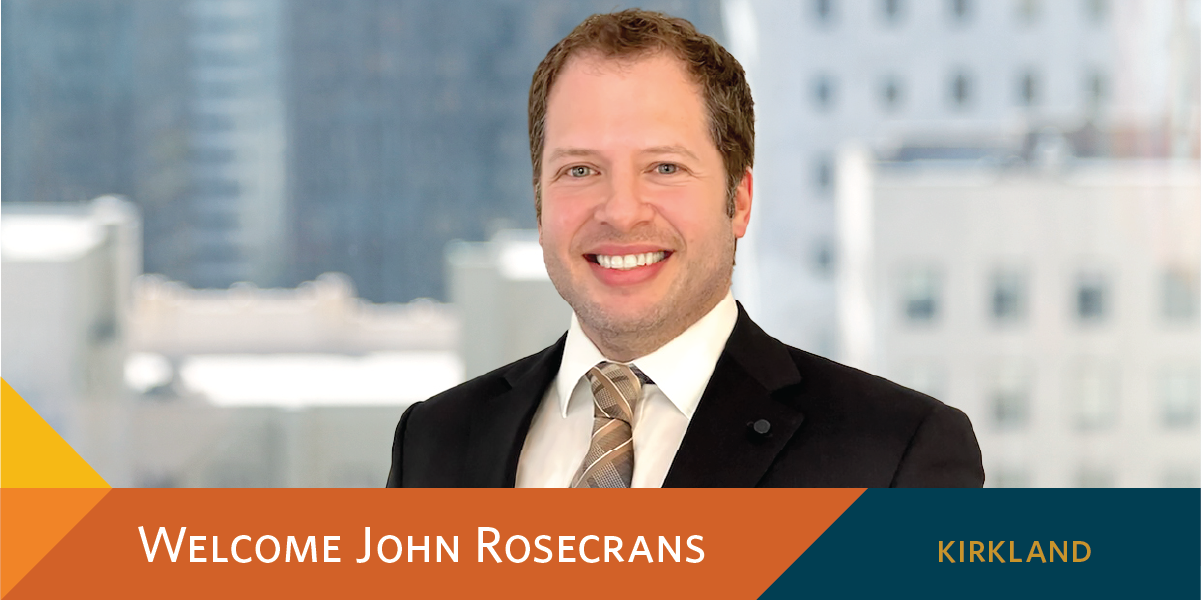 New Partner John Rosecrans Joins McKinley Irvin in Kirkland Image