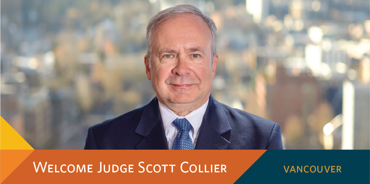 Judge Scott Collier (Ret.) joins McKinley Irvin as a Mediator and Arbitrator